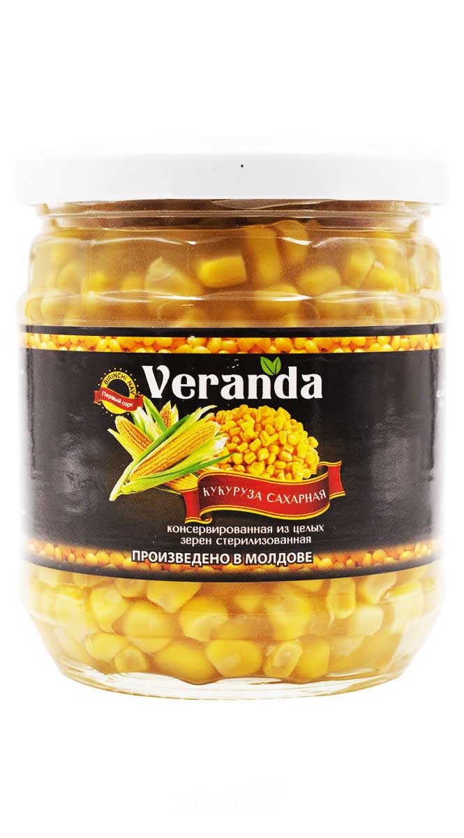 Кукуруза "Veranda" Сахарная с/б 430 гр  от интернет магазина Orzon.uz