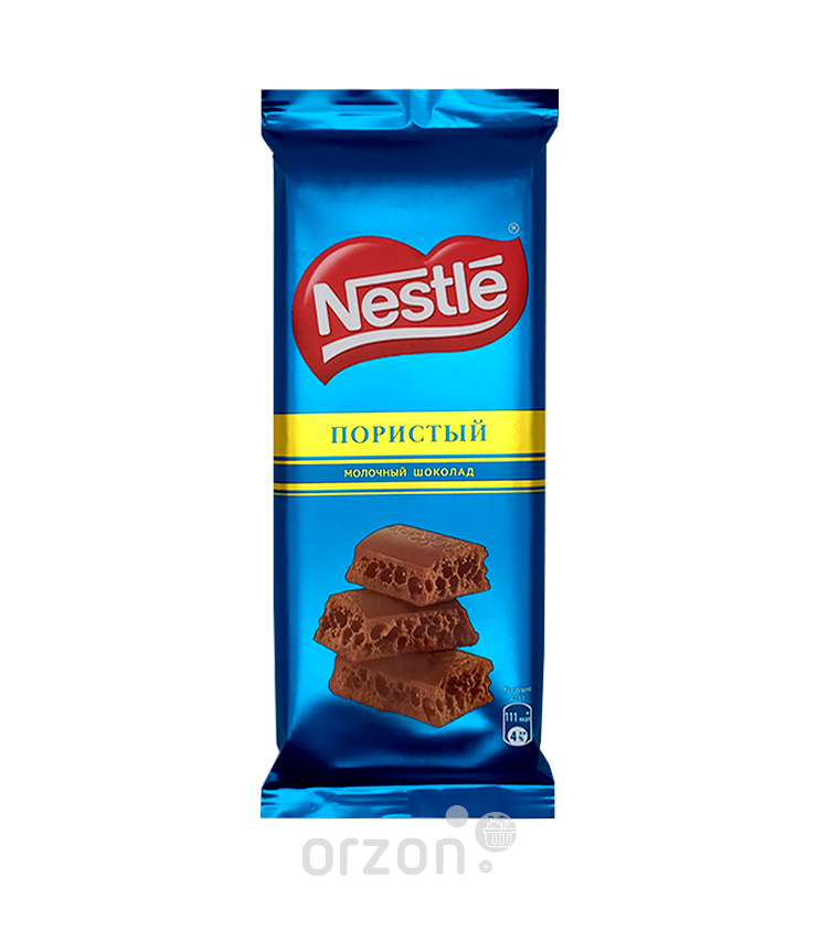 Шоколад плиточный "NESTLE" Молочный пористый 82 гр от интернет магазина орзон