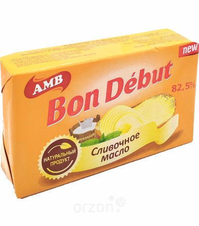 Масло сливочное "Bon Debut" 82,5% 200 гр в Самарканде ,Масло сливочное "Bon Debut" 82,5% 200 гр с доставкой на дом | Orzon.uz