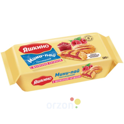 Печенье "Яшкино" малиновый пай 150г