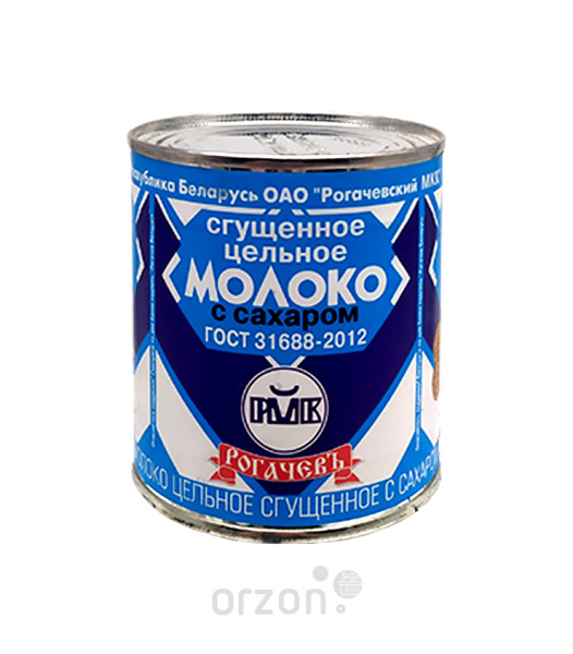 Сгущенное молоко "Рогачев" сгущенное с сахаром 8,5% ж/б 380 гр