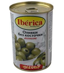 Оливки "Iberica" без косточки (в упаковке 24 шт) 280 мл 