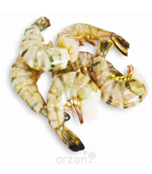 Креветки тигровые "Fish & More" 21/25 (во льду) без головы 1.8 кг чистый вес