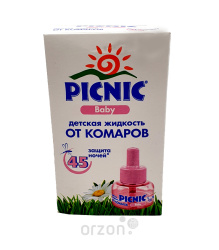 Жидкость от комаров "Picnic" Baby 45-ночей 30 мл