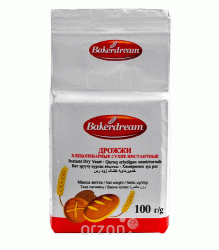 Дрожжи "Bakerdream" Сухие инстантные 100 гр