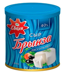 Брынза "Сваля" 40% ж/б 400 гр