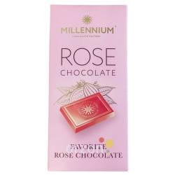 Шоколад плиточный "Millennium" Favorite Rose (Розовый)  100 гр