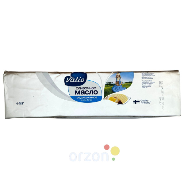 Масло сливочное традиционное "Valio" Жирность 82% 1000 гр