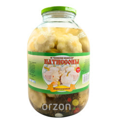 Патиссоны маринованные "Маликахон"  3000 гр