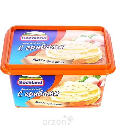 Сыр плавленый 'Hochland' Грибной (в упаковке 8 dona) 400 гр