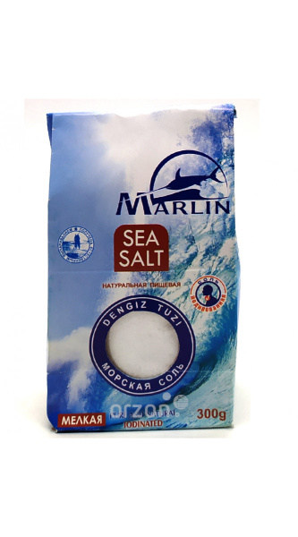 Соль 'Marlin' морская мелкая 300 гр