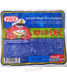 Крабовые палочки "Vici" Крабок 500 гр