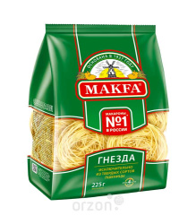 Макароны "Makfa" Гнезда Капеллини 225 гр