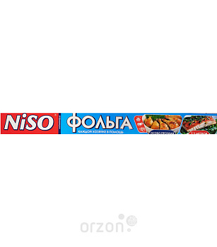 Фольга алюминиевая "Niso" особо прочная к/у 7,5м