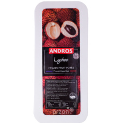 Замороженное Фруктовое пюре  "ANDROS" Личи 1 кг