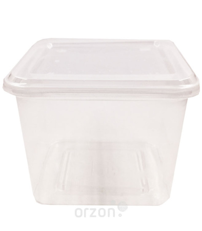Одноразовая посуда 'Контейнер Квадратный' прозрачный ( в 1 упаковке 50 dona)