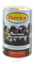 Маслины "Iberica" без косточки крупные 432 мл 