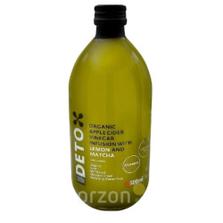 Уксус ( сидр)"Andrea Milano" Deto organic яблочный с матча и лимоном 500мл