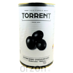 Маслины "Torrent" маринованные без косточки ж/б 3150 (1450) гр 