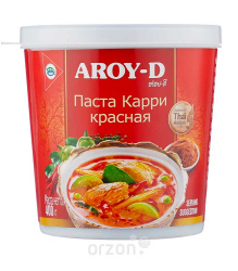 Паста "Aroy-D" Карри красная 400 гр