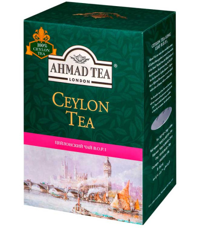 Чай чёрный "Ahmad Tea" Ceylon BOP 250 гр от интернет магазина орзон