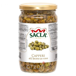 Плоды каперсов "Sacla" с/б 650 гр 