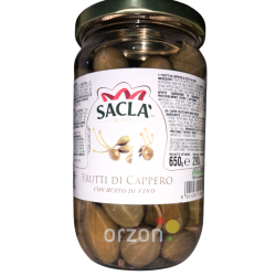Плоды каперсов "Sacla" с/б 650 гр