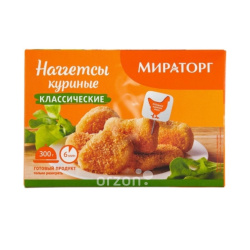 Наггетсы куриные "Мираторг" Оригинальные м/у 300 гр