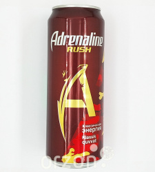 Энергетический напиток "Adrenaline" Classic RED  ж/б 449 мл