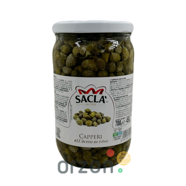 Каперсы "Sacla" с/б 700 гр