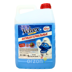 Мыло пенное "Velvex" антибактериальные с ароматом шанель синий 5л