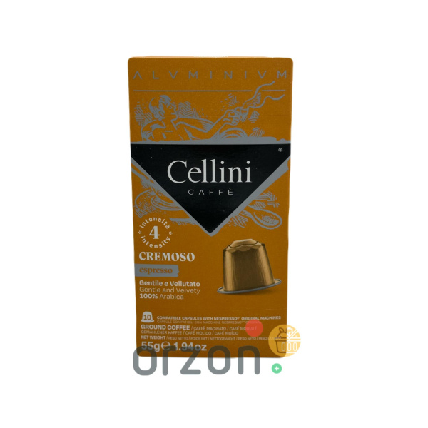Капсулы кофе "Cellini" для  Cremoso Espresso №4 10 шт