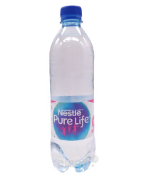 Вода "NESTLE" Pure Life газированная 0,5 л