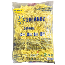 Картофель фри "Solanuz"  7*7мм Замороженные  2,5 кг