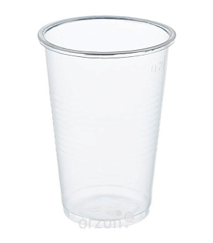 Одноразовые стаканчики пластиковые 200 мл 1 шт