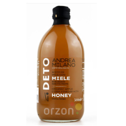 Уксус ( сидр) "Andrea Milano" Deto organic яблочный мёдом 500мл