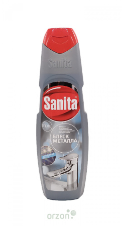 средство "sanita" чистящий эликсир блеск металла 500 гр от интернет магазина orzon