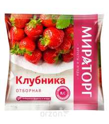 Клубника "Мираторг" Отборная (в упаковке 20 шт) 300 гр