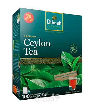 Чай черный "Dilmah" Premium 2гр х 100 пак. от интернет магазина орзон