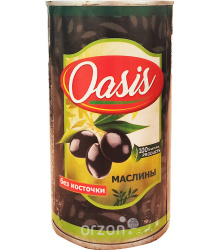 Маслины "Oasis" без косточки 370 гр