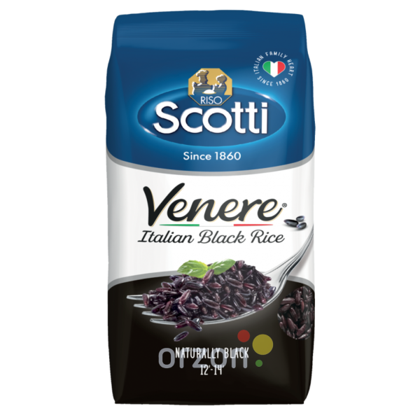 Рис Venere "Riso Scotti" Итальянский чёрный 500гр