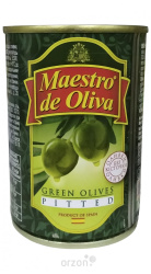 Оливки "Maestro de Oliva" с косточкой 280 мл 