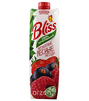 Сок "BLISS" Лесные ягоды 1л от интернет магазина орзон