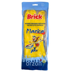 Перчатки "Brick" Хозяйственные L 1 шт