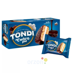 Печенье "Tondi CHOCO-PIE" с глазурью 180 гр