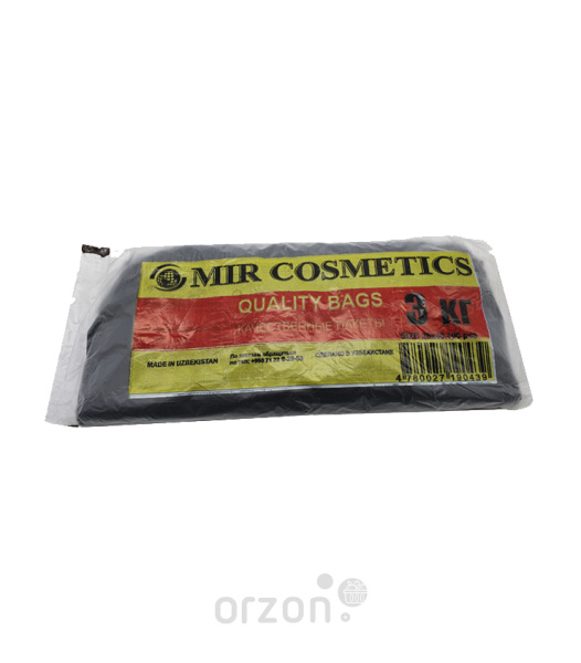 Пакеты майка 'Mir Kosmetik' Чёрные 3 кг 100 шт