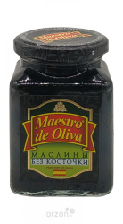 Маслины "Maestro de Oliva" без косточки с/б 260 гр 
