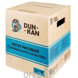 Уксус рисовый "Dun-Kan" 1уп/20л