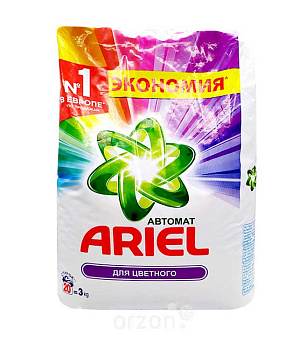 Стиральный порошок "Ariel" АВТ Color 3кг от интернет магазина orzon