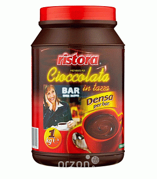Горячий шоколад "Ristora" Densa per bar (банка) 1 кг от интернет магазина орзон
